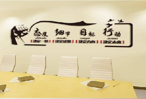 罗城企业文化墙主要展示什么？