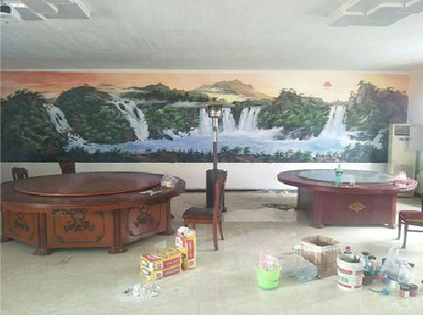 罗城墙绘-写实风景