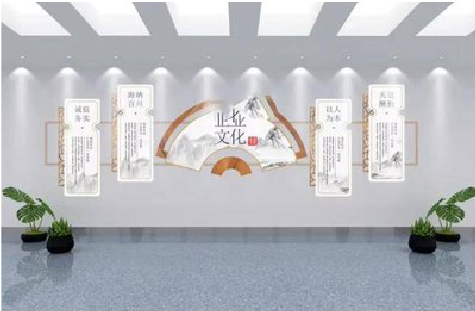 罗城企业文化墙设计的核心要素。