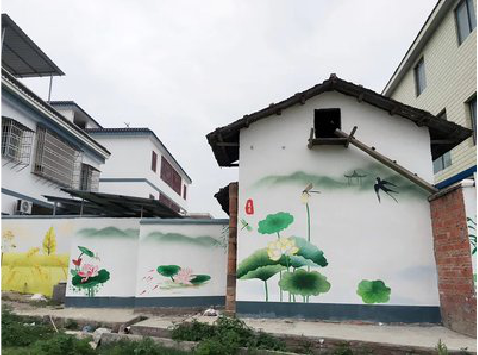 罗城室外墙绘-从选材到保养。