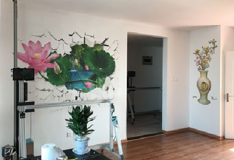 罗城墙体彩绘相比墙纸的优势。