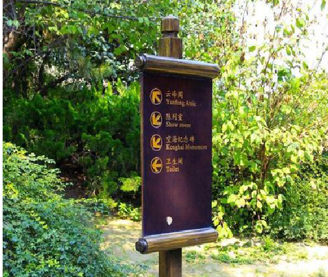 罗城标识牌与环境之间有什么关系？